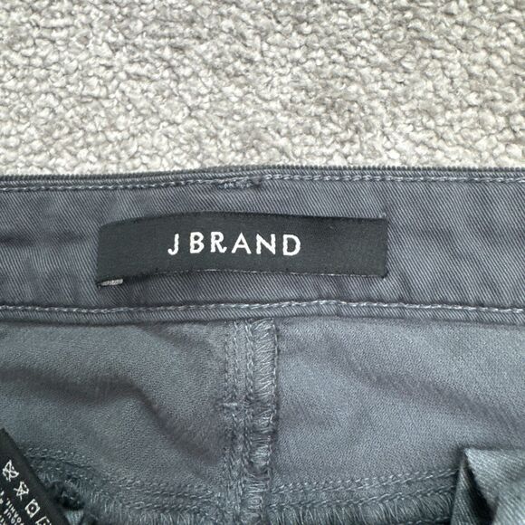 J.Brand Skinny Corduroy Pants Womens 25 Charcoal Gray Mid Rise Stretch 25x29.5 - Picture 7 of 16
